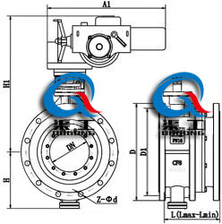 電動(dòng)伸縮法蘭蝶閥