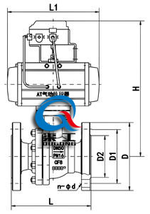 氣動調(diào)節(jié)球閥(浮動式閥體)