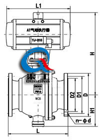 氣動固定式球閥 (配AT執(zhí)行器)